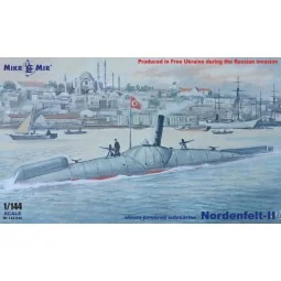 Nordenfeld II Turkish submarine, 1/144 - Micro Mir AMP MM144-040