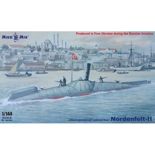 Nordenfeld II Turkish submarine, 1/144 - Micro Mir AMP MM144-040 Nordenfeld II Turkish submarine, 1/144 - Micro Mir AMP MM144-040