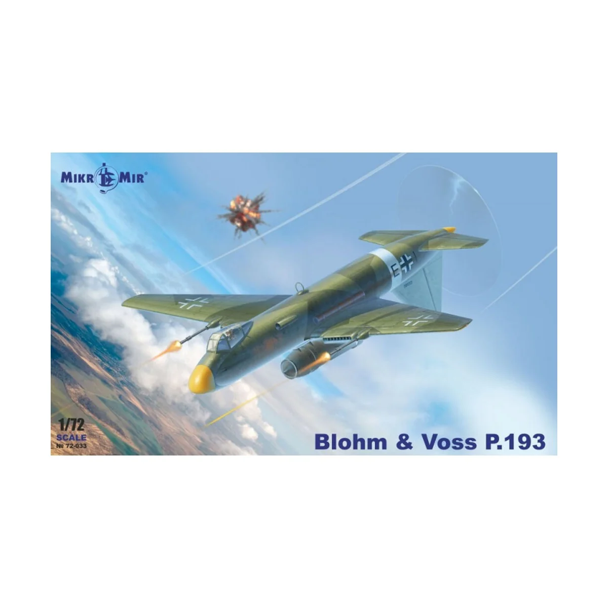 Blohm und Voss P.193, 1/72 - Micro Mir AMP MM72-033