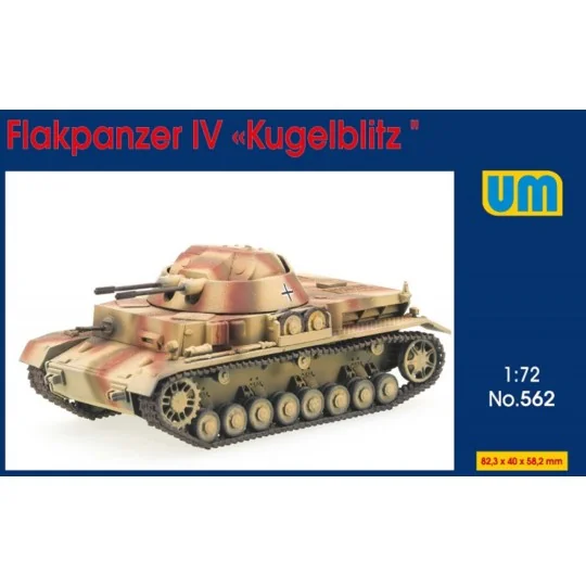 Flakpanzer IV Kugelblitz, 1/72 - Unimodels UM562