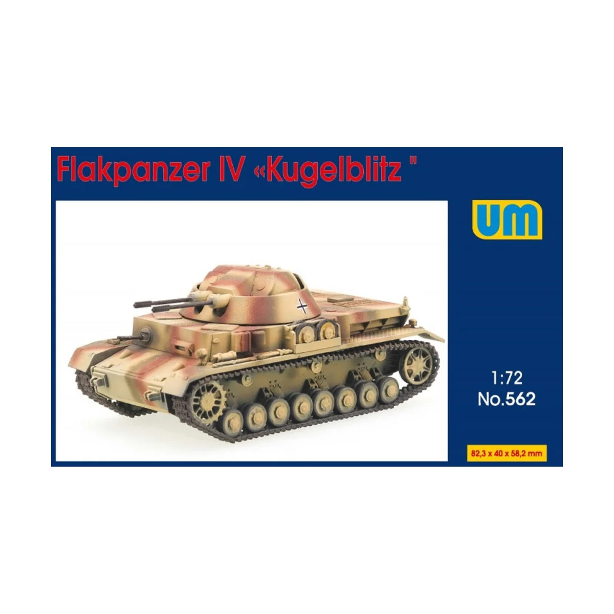 Flakpanzer IV Kugelblitz, 1/72 - Unimodels UM562