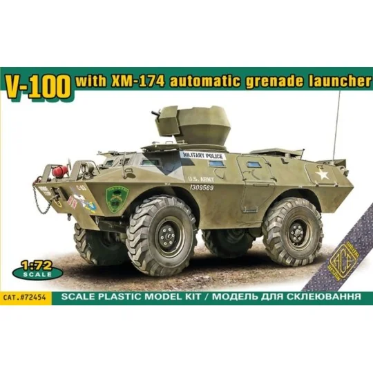 V-100 with XM-174 automatic grenade launcher, 1/72 - ACE ACE72454