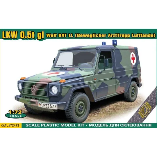 LKW 0.5t GL Wolf BAT LL, 1/72 - ACE ACE72473 LKW 0.5t GL Wolf BAT LL, 1/72 - ACE ACE72473