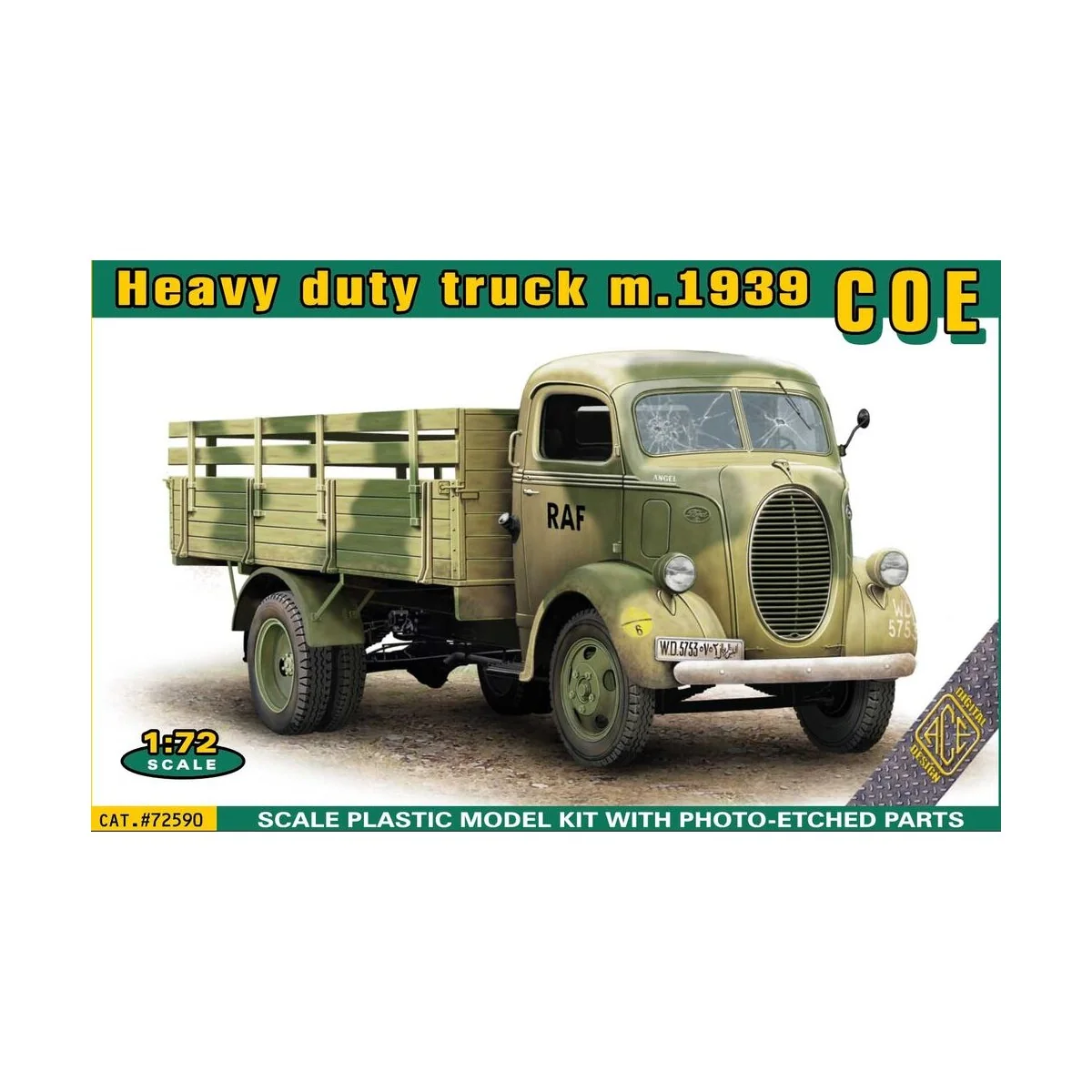COE heavy duty truck m.1939, 1/72 - ACE ACE72590 COE heavy duty truck m.1939, 1/72 - ACE ACE72590