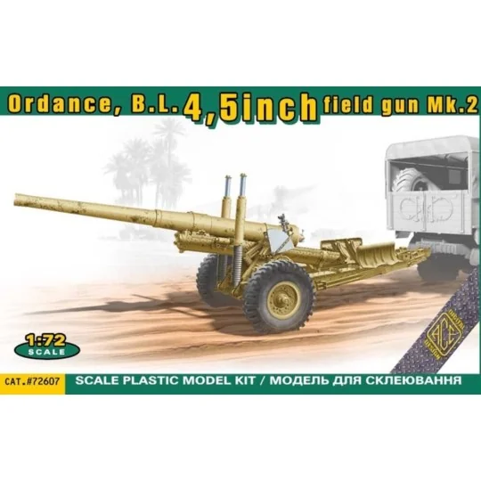 BL 4, 5-inch field gun Mk.2, 1/72 - ACE ACE72607 BL 4, 5-inch field gun Mk.2, 1/72 - ACE ACE72607