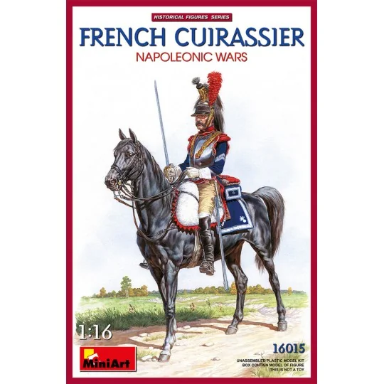 French Cuirassier. Napoleonic Wars., 1/16 - MiniArt 16015 French Cuirassier. Napoleonic Wars., 1/16 - MiniArt 16015