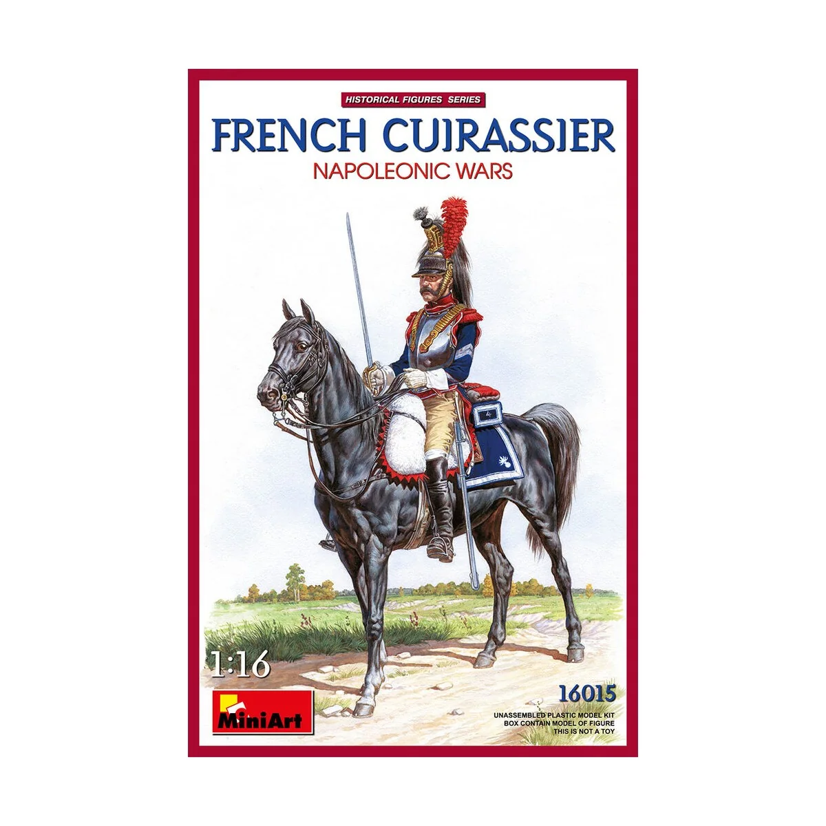 French Cuirassier. Napoleonic Wars., 1/16 - MiniArt 16015 French Cuirassier. Napoleonic Wars., 1/16 - MiniArt 16015