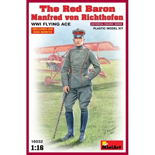 Red Baron. Manfred von Richthofen.WW1 Flying Ace, 1/16 - MiniArt 16032 Red Baron. Manfred von Richthofen.WW1 Flying Ace, 1/16 - MiniArt 16032