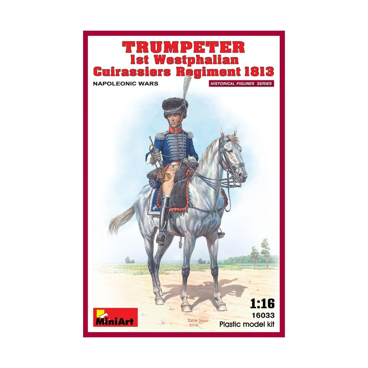 Trumpeter. 1st Westphalian Cuirassiers Regiment, 1/16 - MiniArt 16033