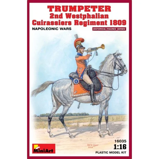 Trumpeter. 2nd Westphalian Cuirassiers Regiment, 1/16 - MiniArt 16035 Trumpeter. 2nd Westphalian Cuirassiers Regiment, 1/16 - MiniArt 16035