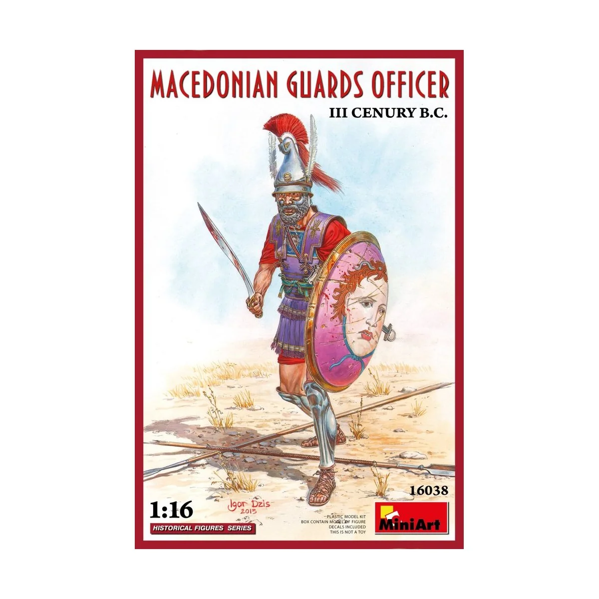 Macedonian Guards Officer. III Century B.C., 1/16 - MiniArt 16038