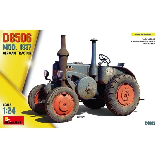 German Tractor D8506 Mod. 1937, 1/24 - MiniArt 24003 German Tractor D8506 Mod. 1937, 1/24 - MiniArt 24003
