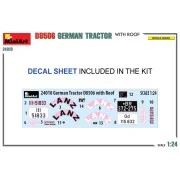 German Tractor D8506 w/Roof, 1/24 - MiniArt 24010