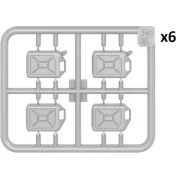 Plastic Cans 20L Set, 1/24 - MiniArt 24013 Plastic Cans 20L Set, 1/24 - MiniArt 24013