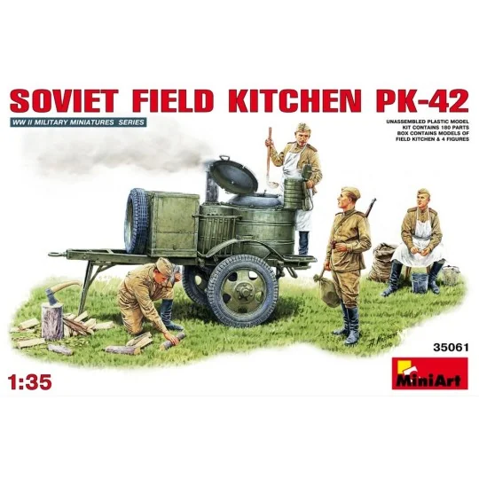 Soviet Field Kitchen KP-42, 1/35 - MiniArt 35061 Soviet Field Kitchen KP-42, 1/35 - MiniArt 35061