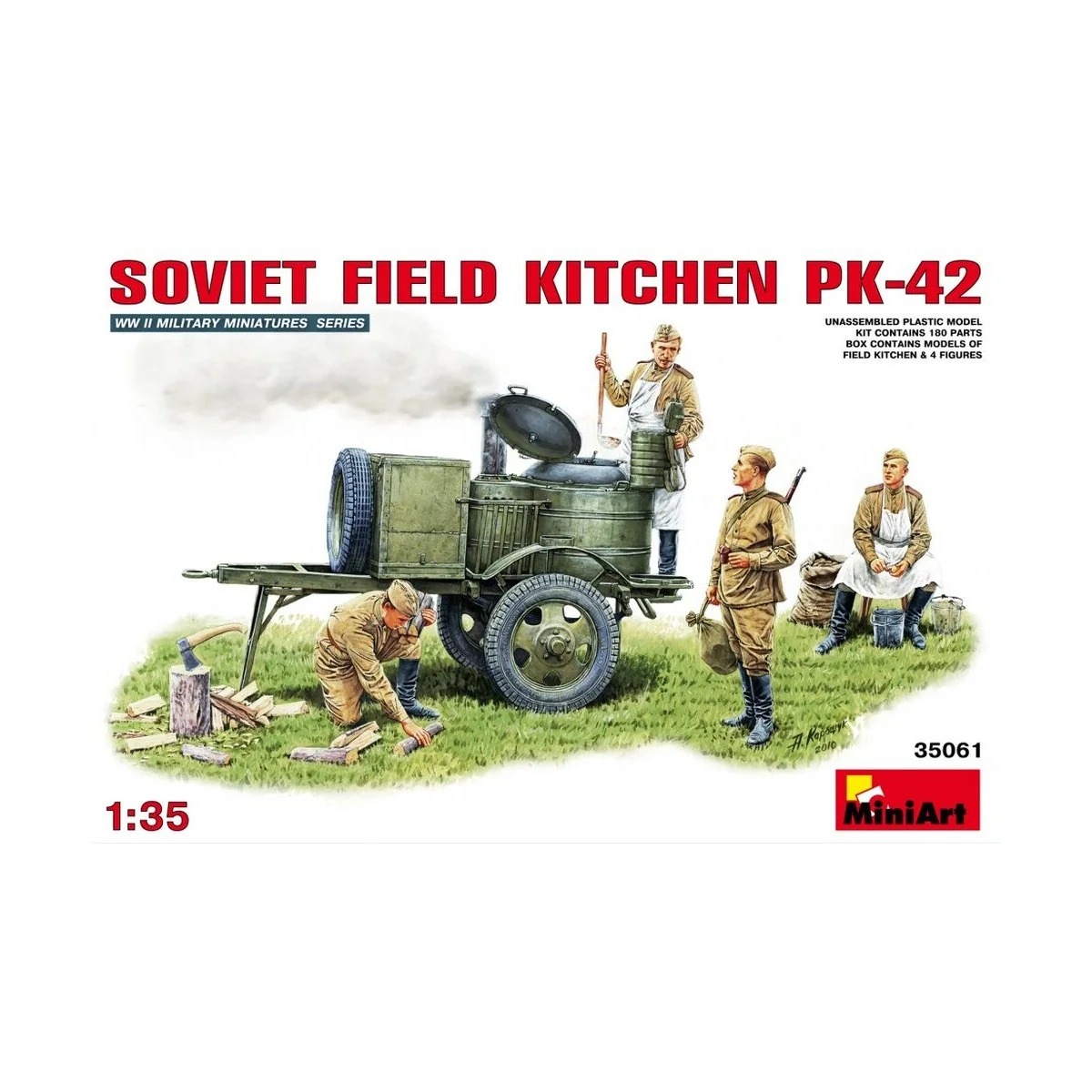 Soviet Field Kitchen KP-42, 1/35 - MiniArt 35061 Soviet Field Kitchen KP-42, 1/35 - MiniArt 35061