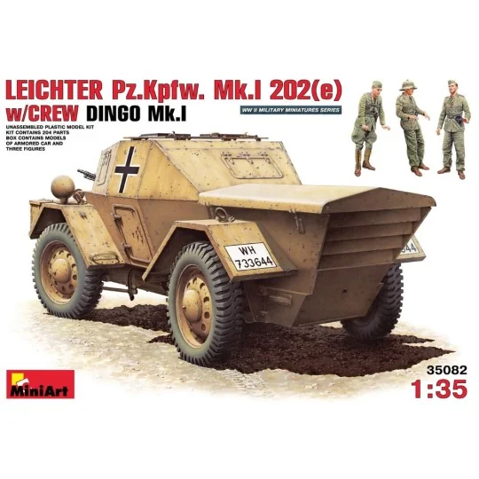Leichter Pz.Kpfw. MkI 202(e) w/crew, 1/35 - MiniArt 35082 Leichter Pz.Kpfw. MkI 202(e) w/crew, 1/35 - MiniArt 35082