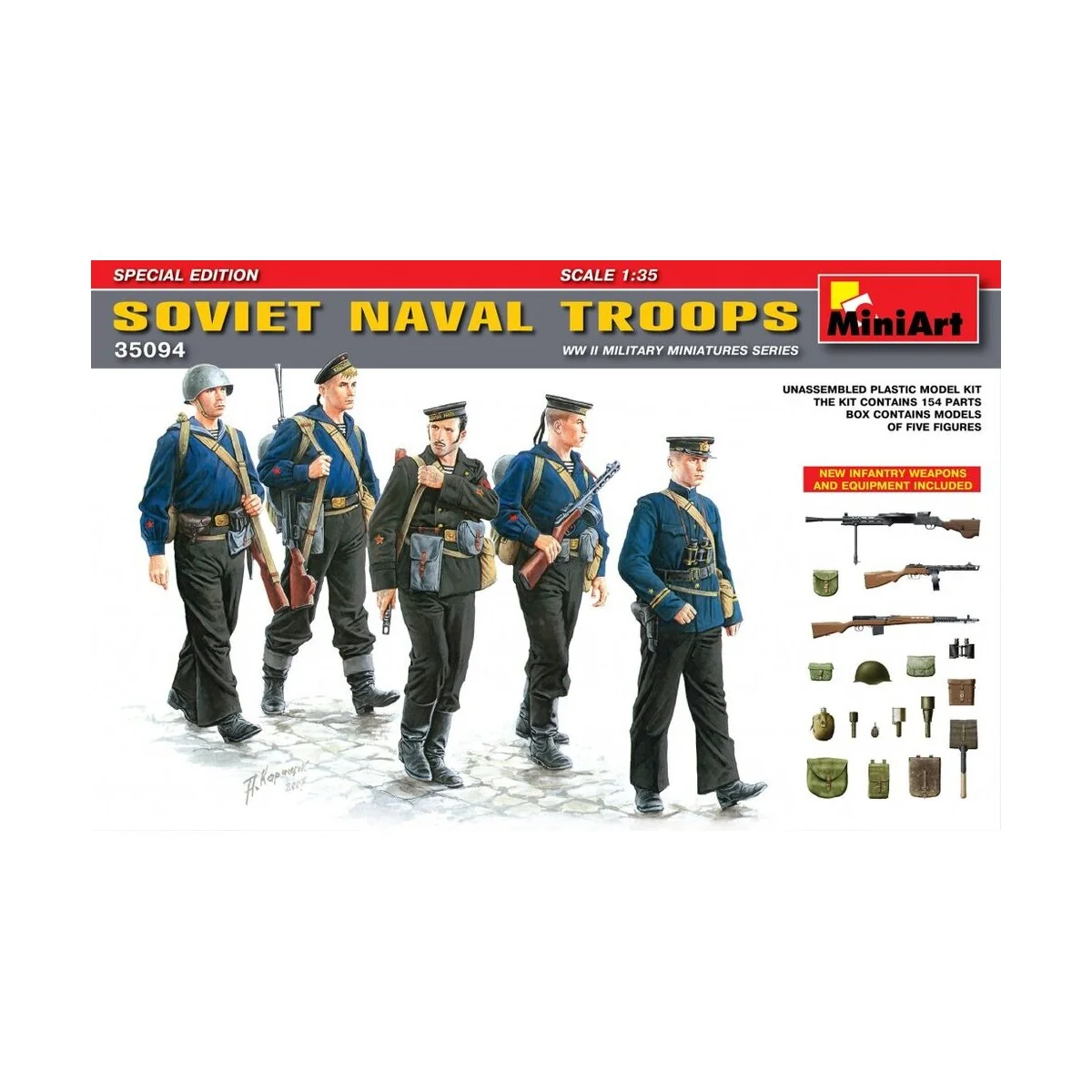 Soviet Naval Troops. Special Edition, 1/35 - MiniArt 35094 Soviet Naval Troops. Special Edition, 1/35 - MiniArt 35094