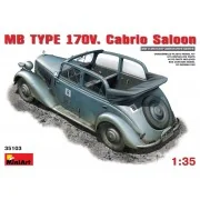 MB TYPE 170V Cabrio Saloon, 1/35 - MiniArt 35103 MB TYPE 170V Cabrio Saloon, 1/35 - MiniArt 35103