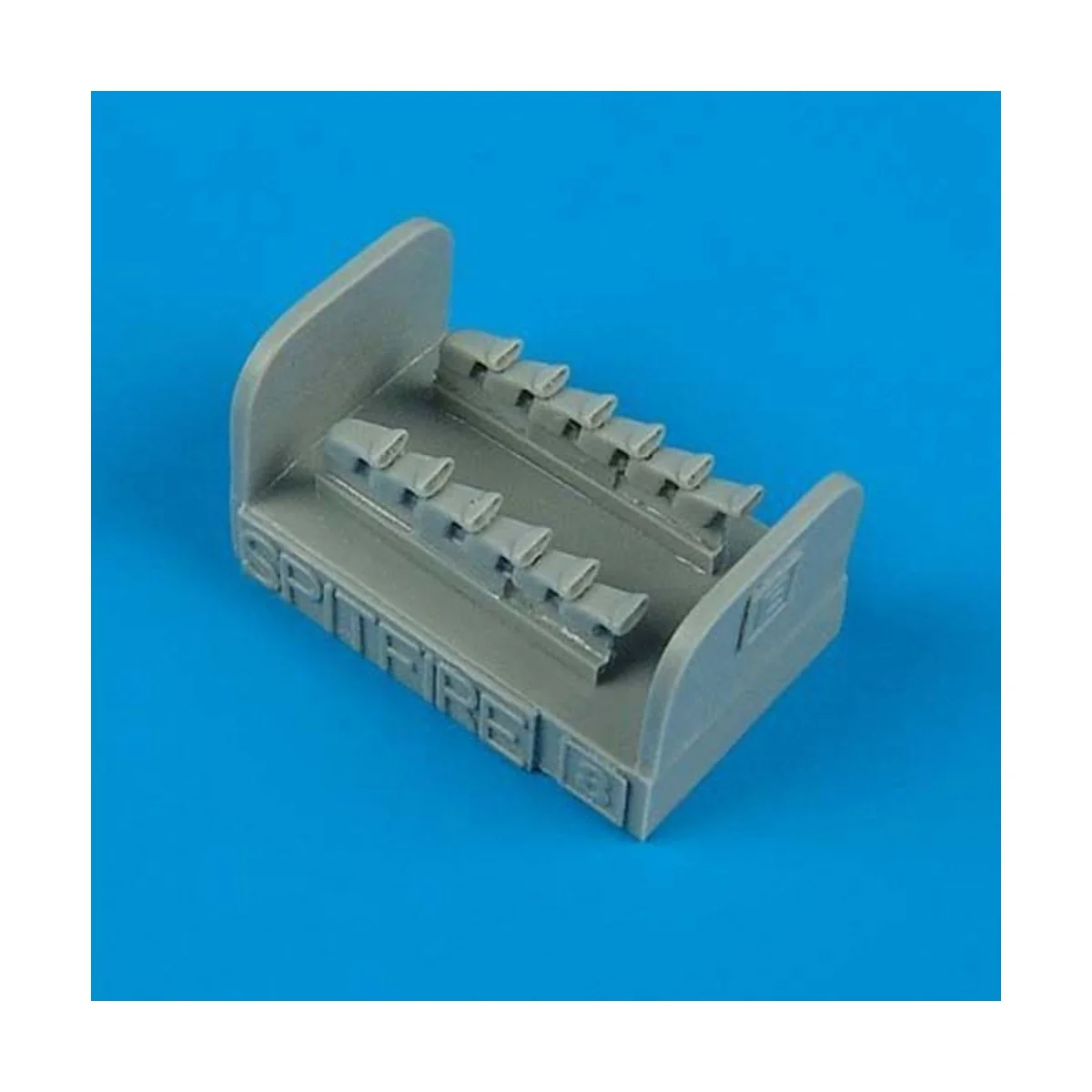 Spitfire Mk.IX exhausts - fishtall für Hasegawa Bausatz, 1/72 - Qui...