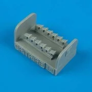 Spitfire Mk.IX exhausts - fishtall für Hasegawa Bausatz, 1/72 - Qui...