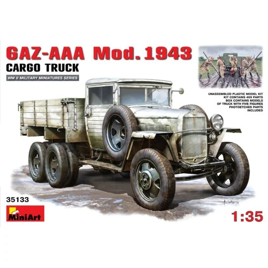 GAZ-AAA Mod. 1943 Cargo Truck, 1/35 - MiniArt 35133
