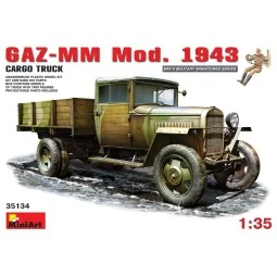 GAZ-MM. Mod. 1943. Cargo Truck, 1/35 - MiniArt 35134