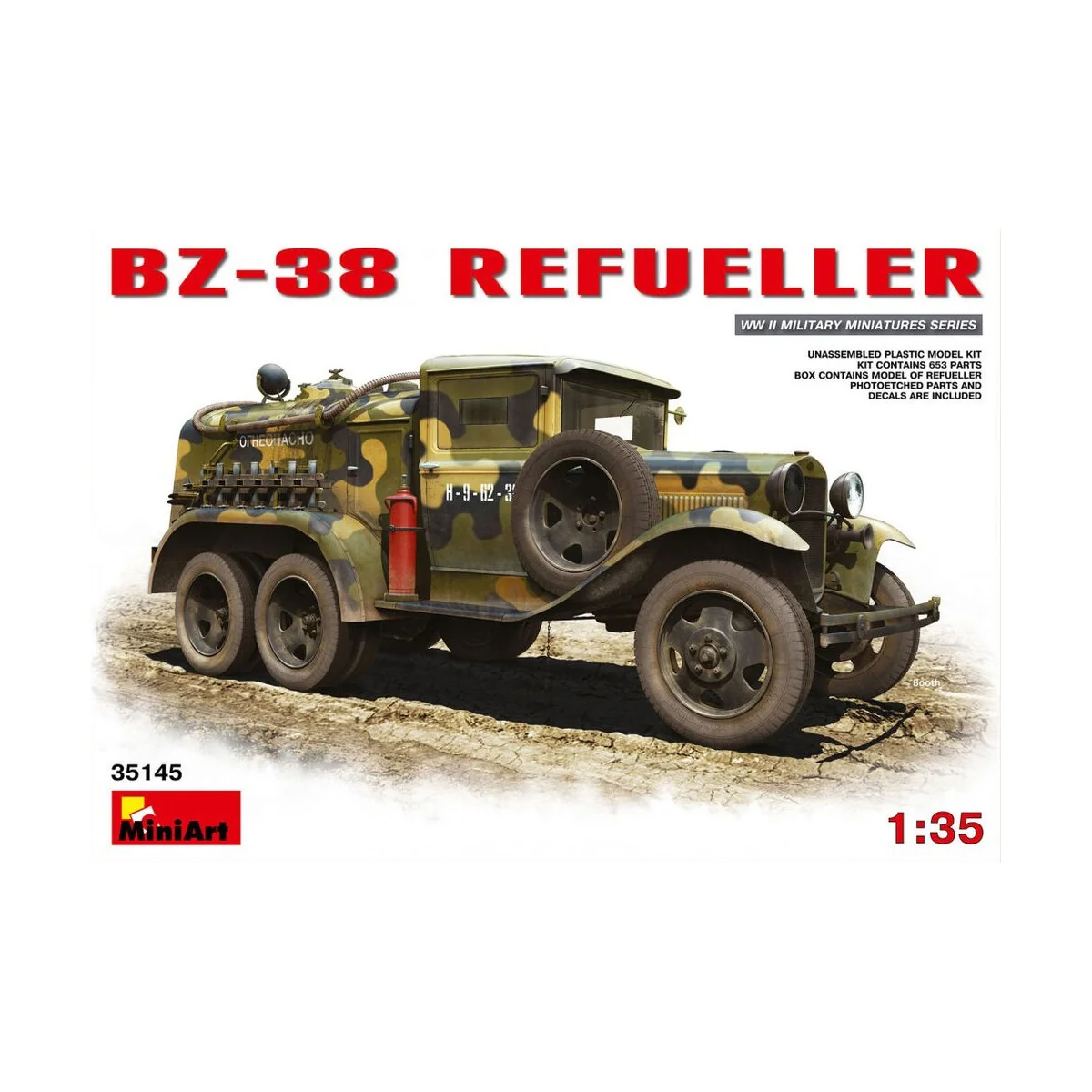 BZ-38 Refueller, 1/35 - MiniArt 35145 BZ-38 Refueller, 1/35 - MiniArt 35145