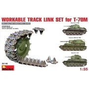 Workable Track Link Set for T-70M Light Tank, 1/35 - MiniArt 35146 Workable Track Link Set for T-70M Light Tank, 1/35 - MiniArt 35146