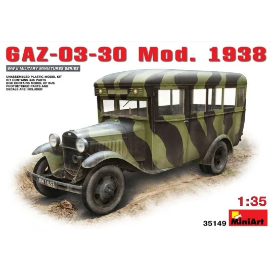 GAZ-03-30 Mod. 1938, 1/35 - MiniArt 35149 GAZ-03-30 Mod. 1938, 1/35 - MiniArt 35149