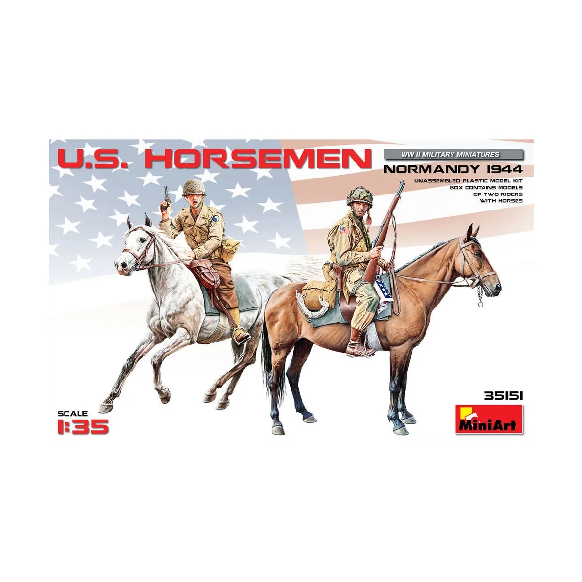 U.S. Horsemen. Normandy 1944, 1/35 - MiniArt 35151