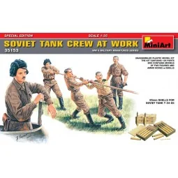 Soviet Tank Crew at Work. Special Edition, 1/35 - MiniArt 35153
