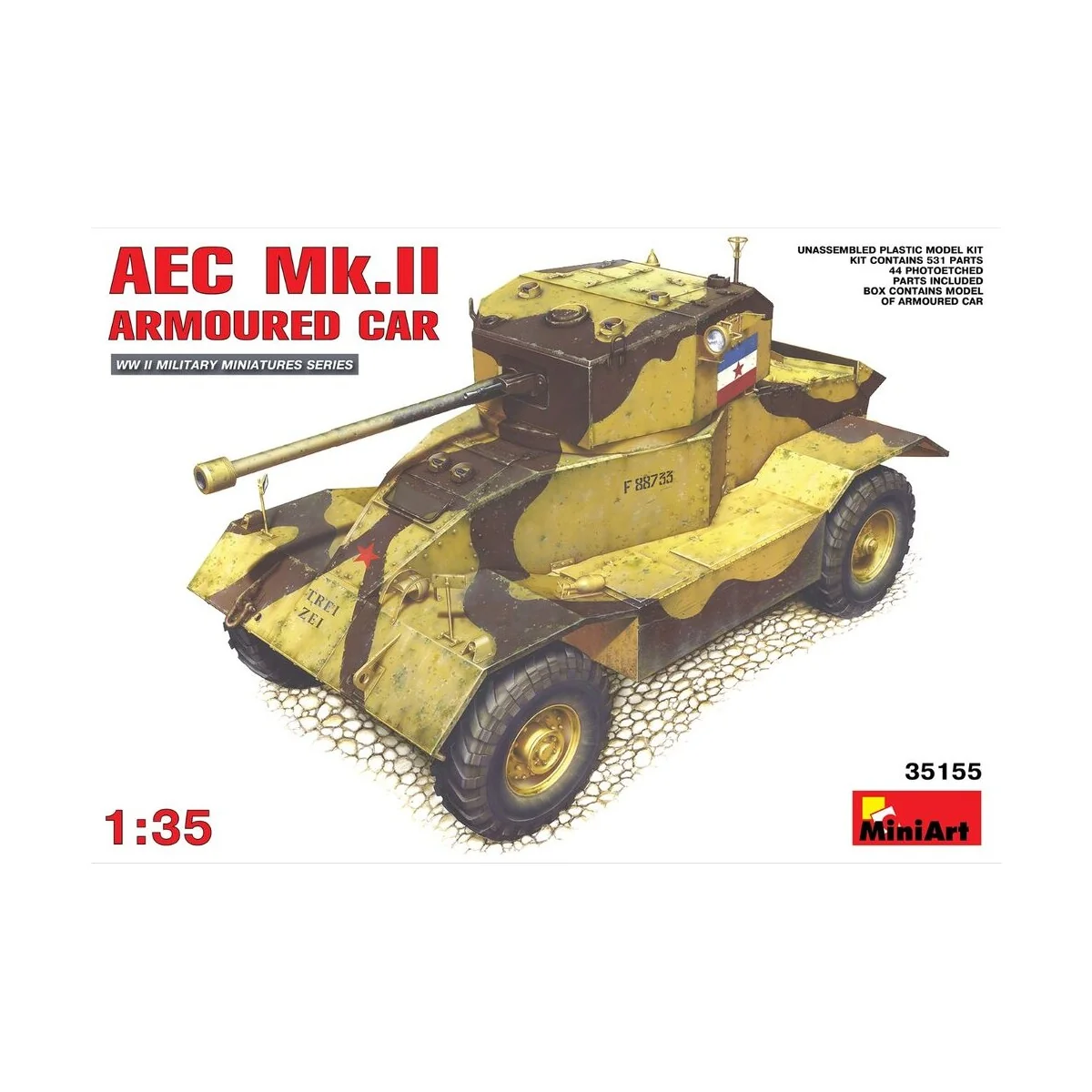 AEC Mk 2 Armoured Car, 1/35 - MiniArt 35155 AEC Mk 2 Armoured Car, 1/35 - MiniArt 35155