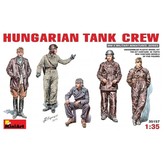 Hungarian Tank Crew, 1/35 - MiniArt 35157 Hungarian Tank Crew, 1/35 - MiniArt 35157