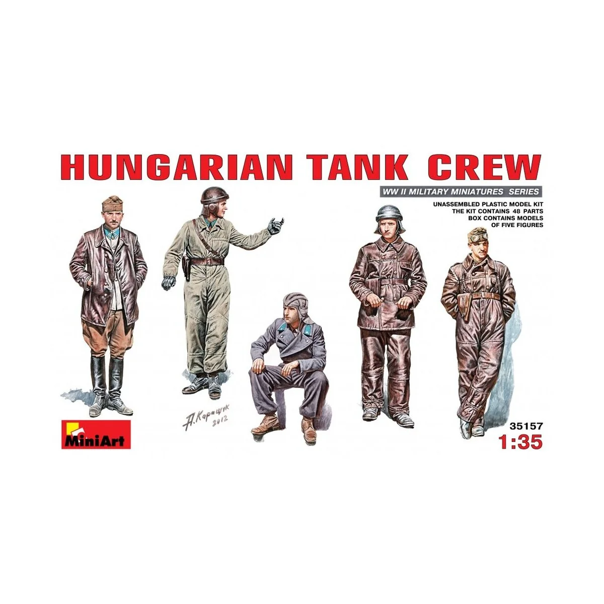 Hungarian Tank Crew, 1/35 - MiniArt 35157 Hungarian Tank Crew, 1/35 - MiniArt 35157