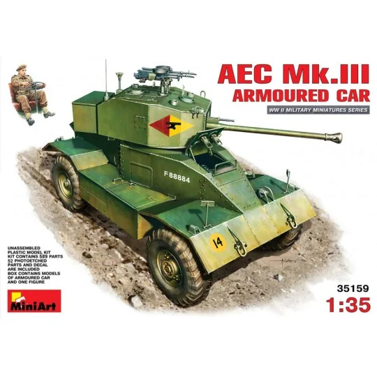 AEC Mk 3 Armoured Car, 1/35 - MiniArt 35159 AEC Mk 3 Armoured Car, 1/35 - MiniArt 35159