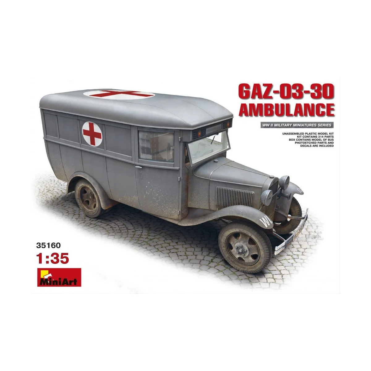 GAZ-03-30 Ambulance, 1/35 - MiniArt 35160
