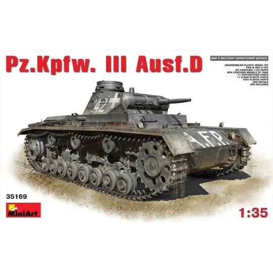 Pz.Kpfw.3 Ausf.D, 1/35 - MiniArt 35169 Pz.Kpfw.3 Ausf.D, 1/35 - MiniArt 35169