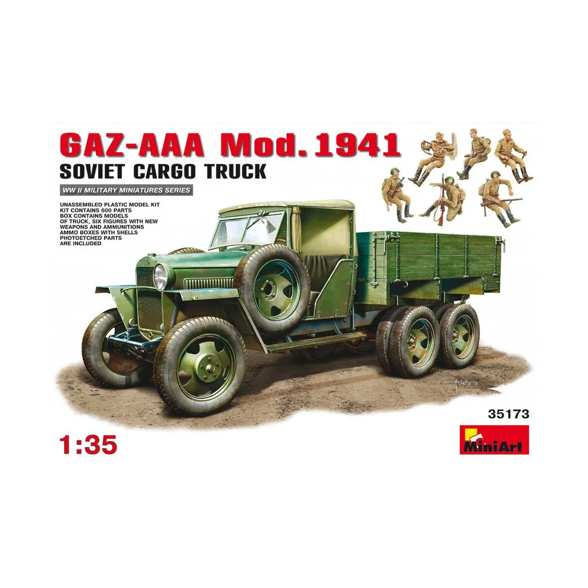 GAZ-AAA Cargo Truck Mod. 1941, 1/35 - MiniArt 35173