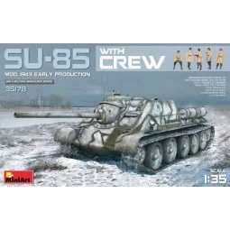 SU-85 Mod. 1943 (Early Production) w/Crew, 1/35 - MiniArt 35178