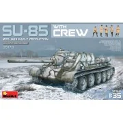 SU-85 Mod. 1943 (Early Production) w/Crew, 1/35 - MiniArt 35178