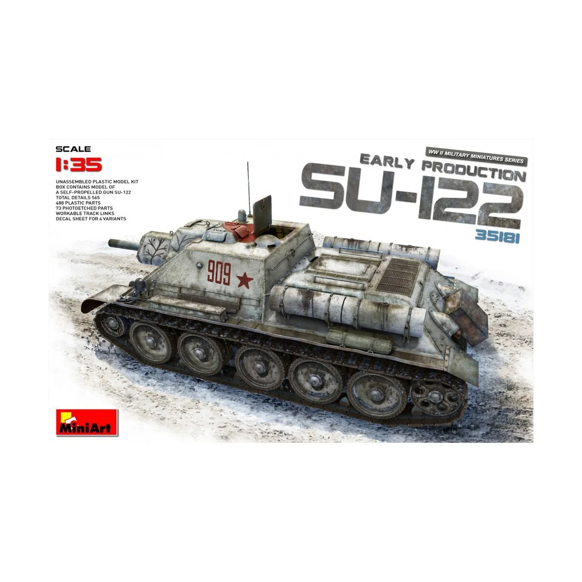 SU-122 (Early Production), 1/35 - MiniArt 35181
