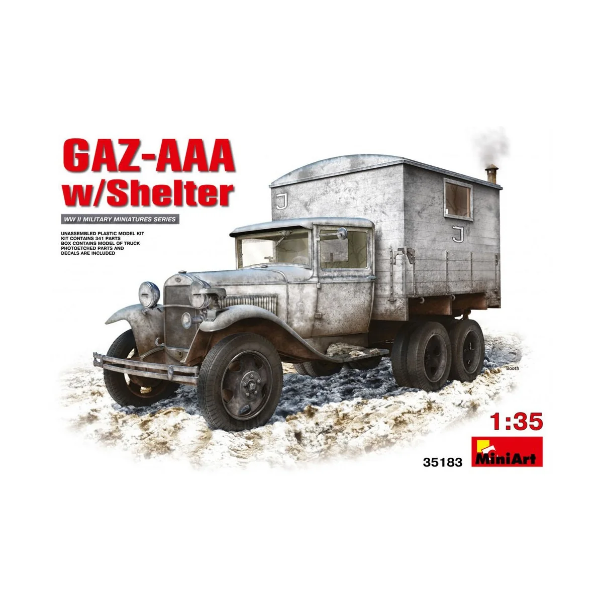 GAZ-AAA with Shelter, 1/35 - MiniArt 35183 GAZ-AAA with Shelter, 1/35 - MiniArt 35183