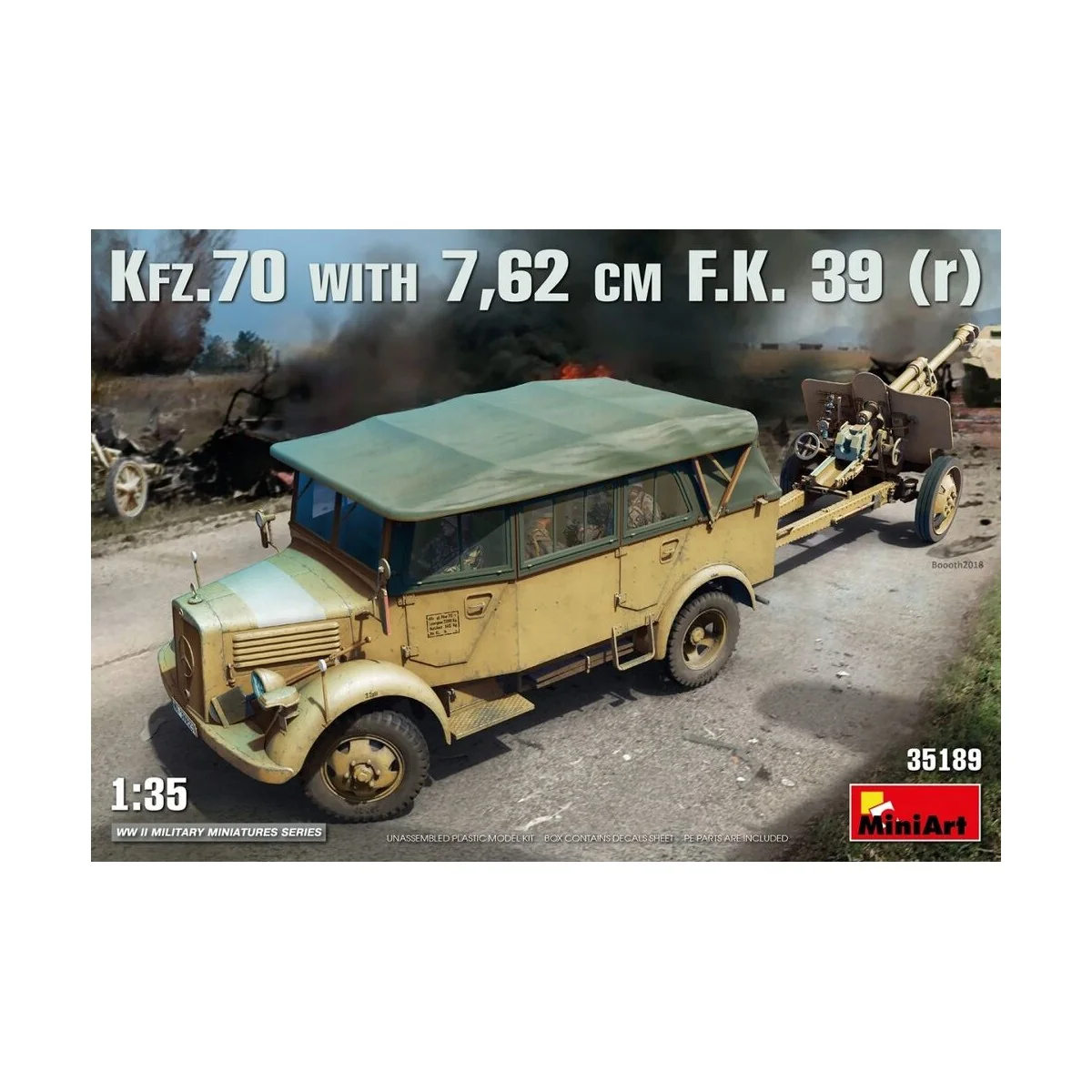 Kfz.70 & 7, 62 cm F.K. 39 ( r ), 1/35 - MiniArt 35189 Kfz.70 & 7, 62 cm F.K. 39 ( r ), 1/35 - MiniArt 35189