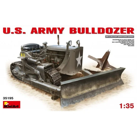 U.S. Army Bulldozer, 1/35 - MiniArt 35195 U.S. Army Bulldozer, 1/35 - MiniArt 35195