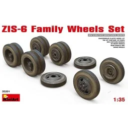 ZIS-6 Family Wheels Set, 1/35 - MiniArt 35201