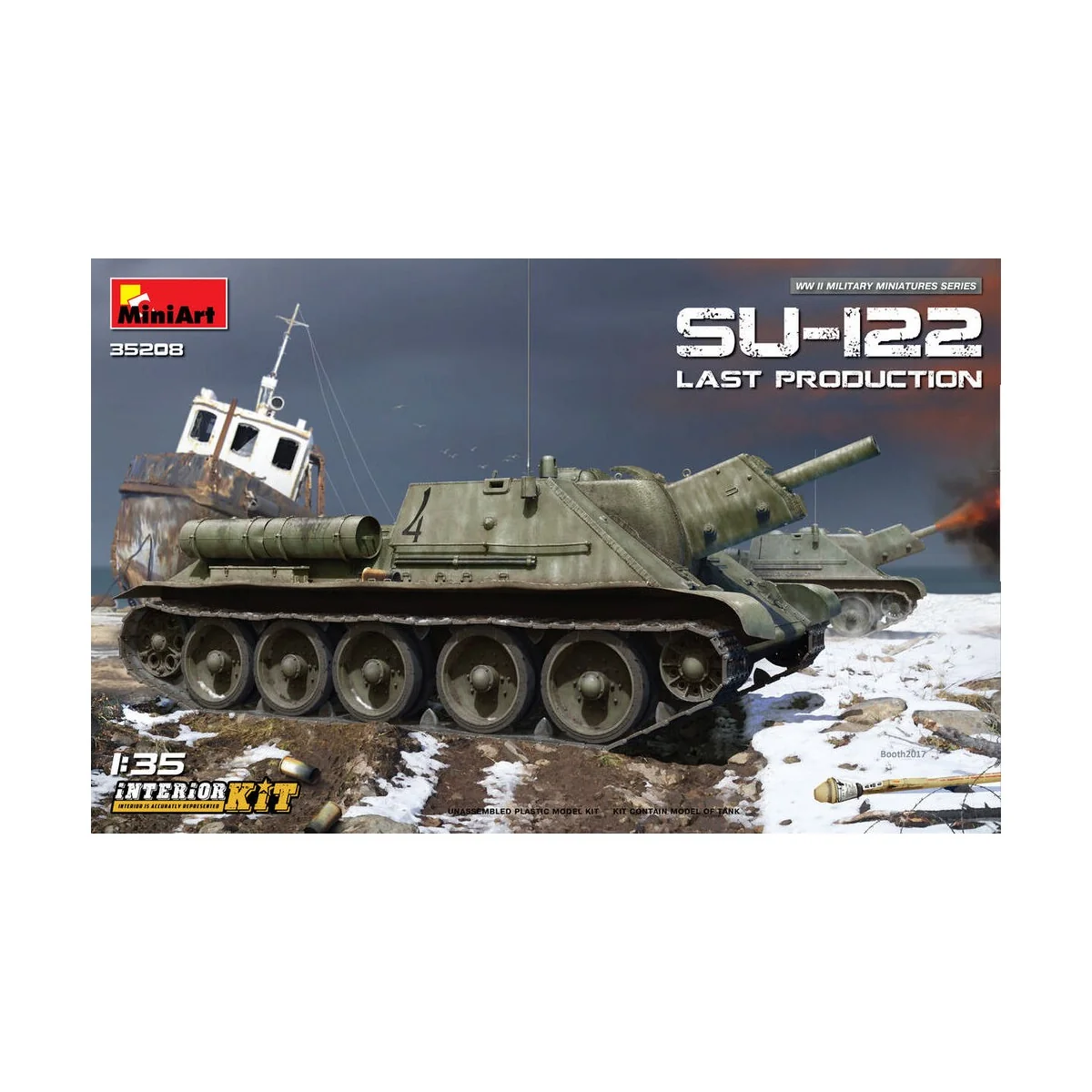 SU-122 (Last Production) Interior Kit, 1/35 - MiniArt 35208 SU-122 (Last Production) Interior Kit, 1/35 - MiniArt 35208