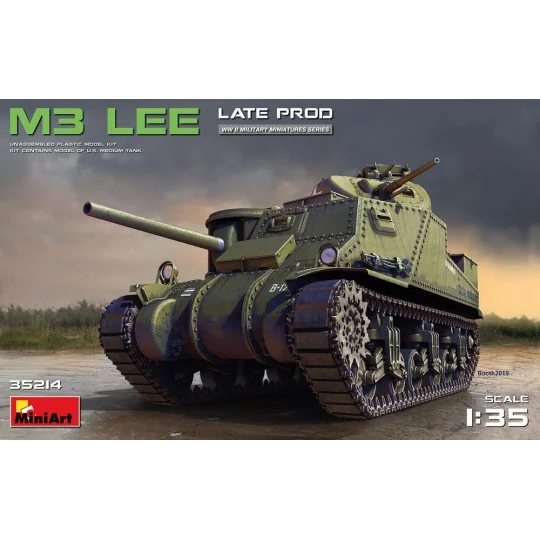 M3 Lee Late Prod., 1/35 - MiniArt 35214 M3 Lee Late Prod., 1/35 - MiniArt 35214