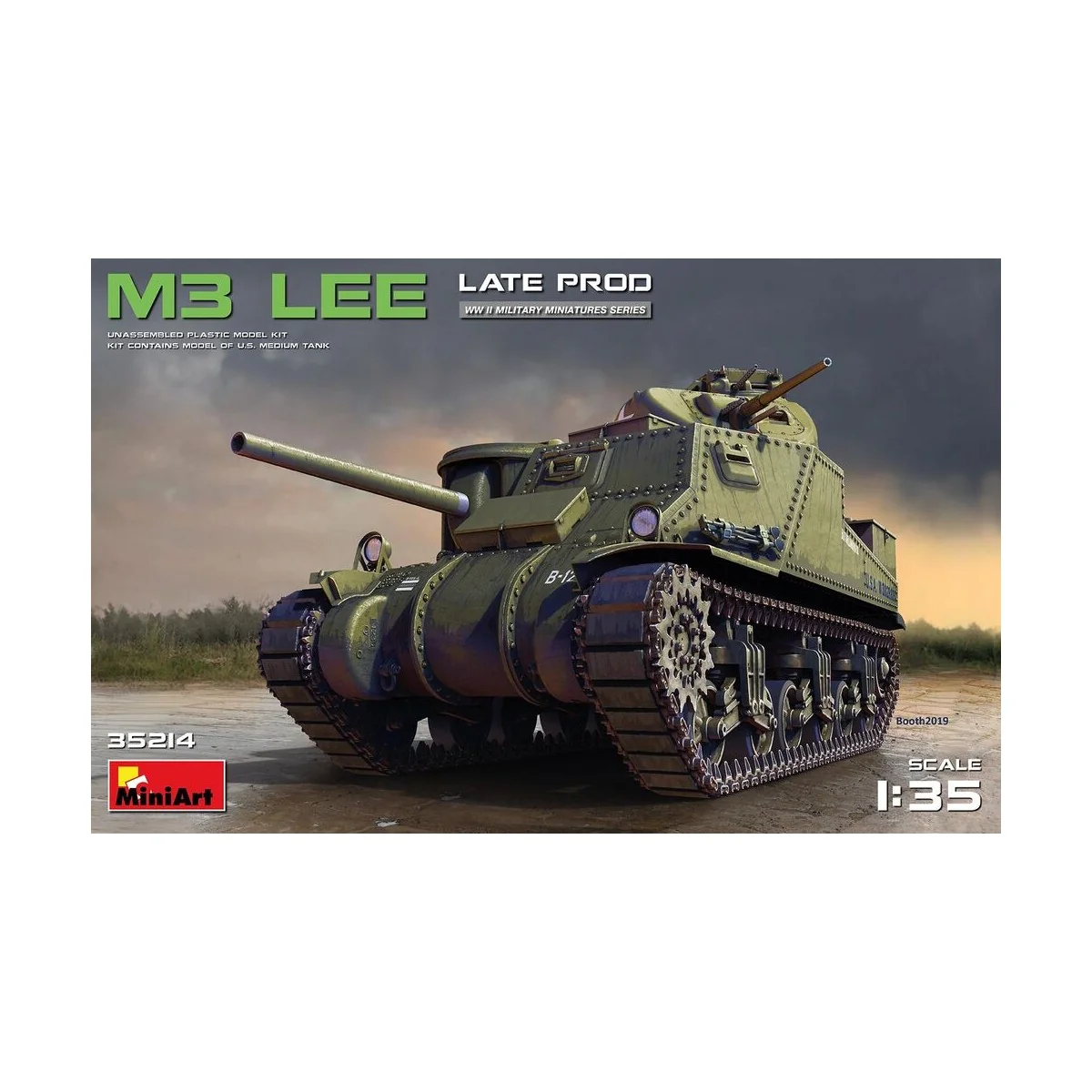M3 Lee Late Prod., 1/35 - MiniArt 35214 M3 Lee Late Prod., 1/35 - MiniArt 35214