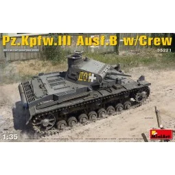 Pz.Kpfw.3 Ausf.B w/Crew, 1/35 - MiniArt 35221